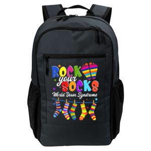 World Down Syndrome Day Rock Your Socks Awareness Daily Commute Backpack