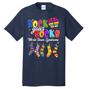 World Down Syndrome Day Rock Your Socks Awareness Tall T-Shirt