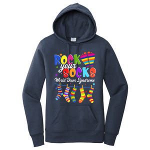 World Down Syndrome Day Rock Your Socks Awareness Women's Pullover Hoodie