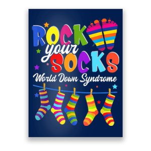 World Down Syndrome Day Rock Your Socks Awareness Poster