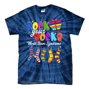 World Down Syndrome Day Rock Your Socks Awareness Tie-Dye T-Shirt