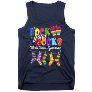 World Down Syndrome Day Rock Your Socks Awareness Tank Top