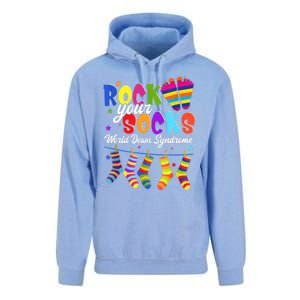 World Down Syndrome Day Rock Your Socks Awareness Unisex Surf Hoodie