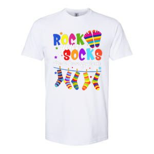 World Down Syndrome Day Rock Your Socks Awareness Softstyle CVC T-Shirt