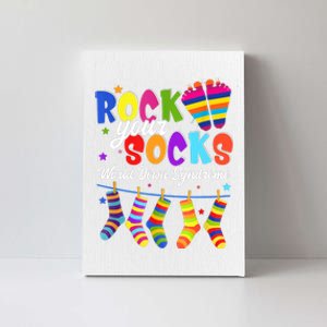 World Down Syndrome Day Rock Your Socks Awareness Canvas