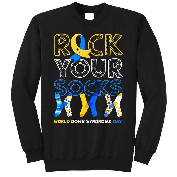 World Down Syndrome Day Rock Your Socks Awareness Sweatshirt