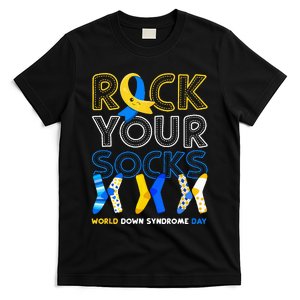 World Down Syndrome Day Rock Your Socks Awareness T-Shirt