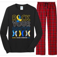 World Down Syndrome Day Rock Your Socks Awareness Long Sleeve Pajama Set