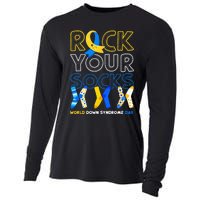 World Down Syndrome Day Rock Your Socks Awareness Cooling Performance Long Sleeve Crew