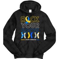 World Down Syndrome Day Rock Your Socks Awareness Tie Dye Hoodie