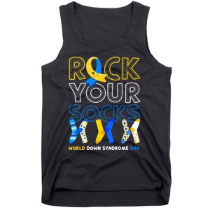 World Down Syndrome Day Rock Your Socks Awareness Tank Top