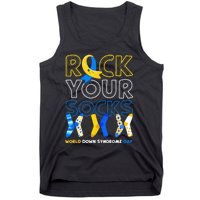 World Down Syndrome Day Rock Your Socks Awareness Tank Top