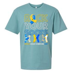 World Down Syndrome Day Rock Your Socks Awareness Sueded Cloud Jersey T-Shirt