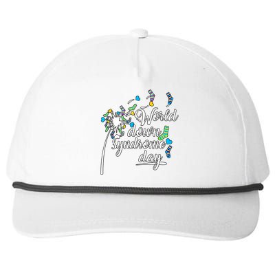 World Down Syndrome Day Extra Chromosome Dandelion Socks Down Syndrome Snapback Five-Panel Rope Hat