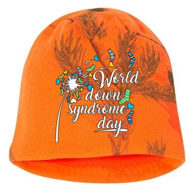 World Down Syndrome Day Extra Chromosome Dandelion Socks Down Syndrome Kati - Camo Knit Beanie