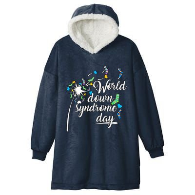 World Down Syndrome Day Extra Chromosome Dandelion Socks Down Syndrome Hooded Wearable Blanket