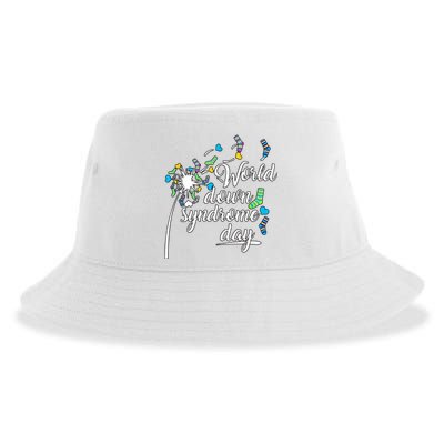 World Down Syndrome Day Extra Chromosome Dandelion Socks Down Syndrome Sustainable Bucket Hat