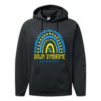 World Down Syndrome Day Rock Your Socks Awareness Performance Fleece Hoodie