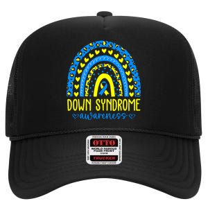 World Down Syndrome Day Rock Your Socks Awareness High Crown Mesh Back Trucker Hat