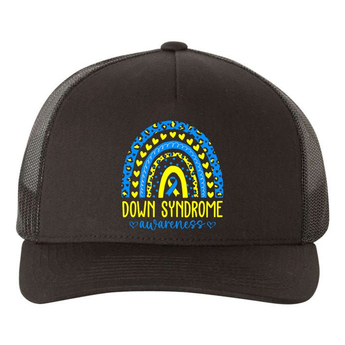 World Down Syndrome Day Rock Your Socks Awareness Yupoong Adult 5-Panel Trucker Hat