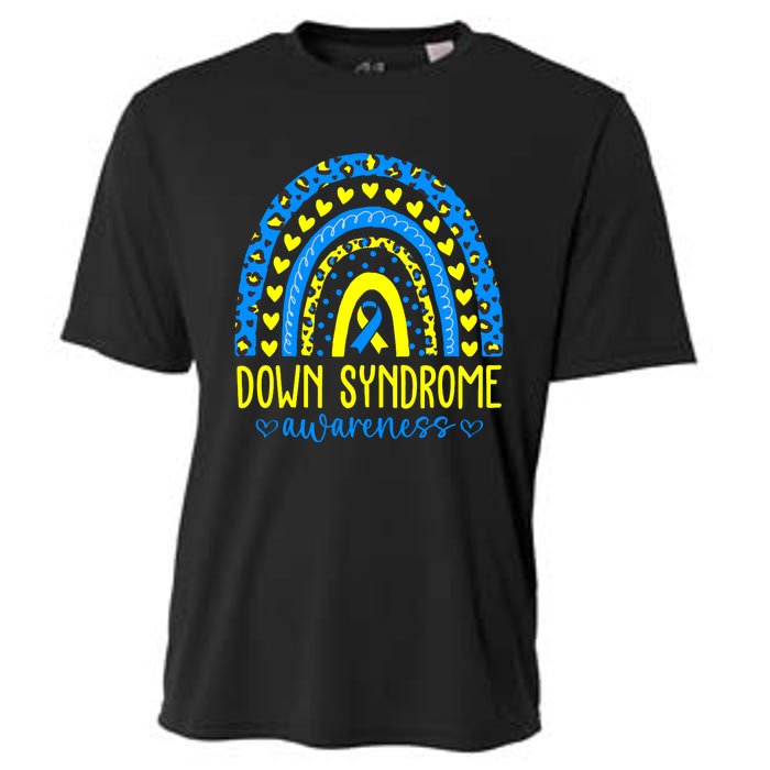 World Down Syndrome Day Rock Your Socks Awareness Cooling Performance Crew T-Shirt