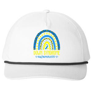 World Down Syndrome Day Rock Your Socks Awareness Snapback Five-Panel Rope Hat