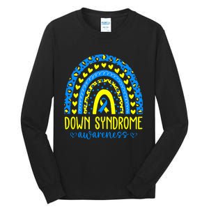 World Down Syndrome Day Rock Your Socks Awareness Tall Long Sleeve T-Shirt