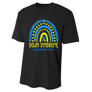 World Down Syndrome Day Rock Your Socks Awareness Performance Sprint T-Shirt