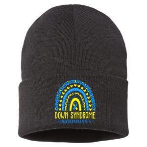 World Down Syndrome Day Rock Your Socks Awareness Sustainable Knit Beanie