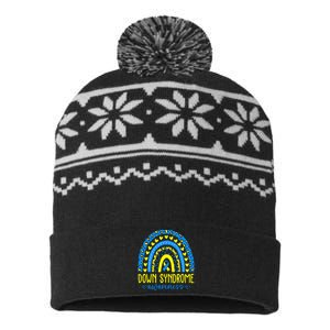 World Down Syndrome Day Rock Your Socks Awareness USA-Made Snowflake Beanie