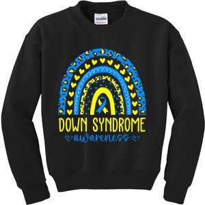 World Down Syndrome Day Rock Your Socks Awareness Kids Sweatshirt