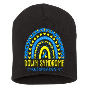 World Down Syndrome Day Rock Your Socks Awareness Short Acrylic Beanie