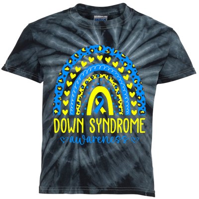 World Down Syndrome Day Rock Your Socks Awareness Kids Tie-Dye T-Shirt