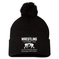 Wrestling Definition Shirt Vintage Wrestling Wrestle   Pom Pom 12in Knit Beanie