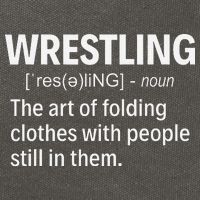 Wrestling Definition Shirt Funny Saying Wrestler Wrestling  Cotton Canvas Backpack