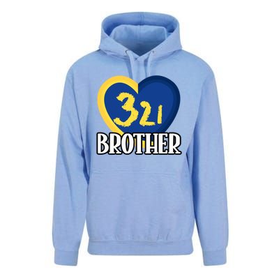 World Down Syndrome Day Gift 321 Brother Gift Unisex Surf Hoodie