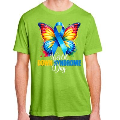 World Down Syndrome Day Rock Your Socks Awareness Adult ChromaSoft Performance T-Shirt