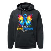 World Down Syndrome Day Rock Your Socks Awareness Performance Fleece Hoodie