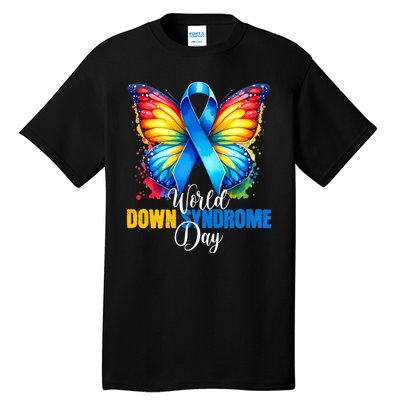 World Down Syndrome Day Rock Your Socks Awareness Tall T-Shirt