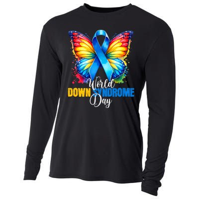 World Down Syndrome Day Rock Your Socks Awareness Cooling Performance Long Sleeve Crew