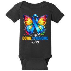 World Down Syndrome Day Rock Your Socks Awareness Baby Bodysuit