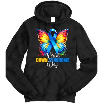 World Down Syndrome Day Rock Your Socks Awareness Tie Dye Hoodie