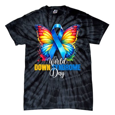 World Down Syndrome Day Rock Your Socks Awareness Tie-Dye T-Shirt