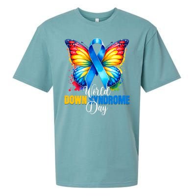 World Down Syndrome Day Rock Your Socks Awareness Sueded Cloud Jersey T-Shirt