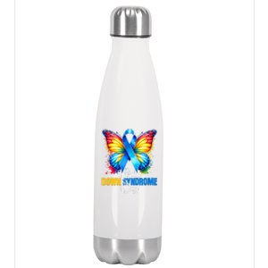 World Down Syndrome Day Rock Your Socks Awareness Stainless Steel Insulated Water Bottle