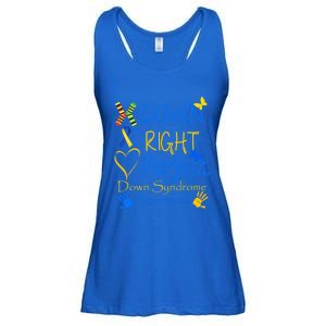 World Down Syndrome Day Awareness Socks Down Right Perfect Gift Ladies Essential Flowy Tank