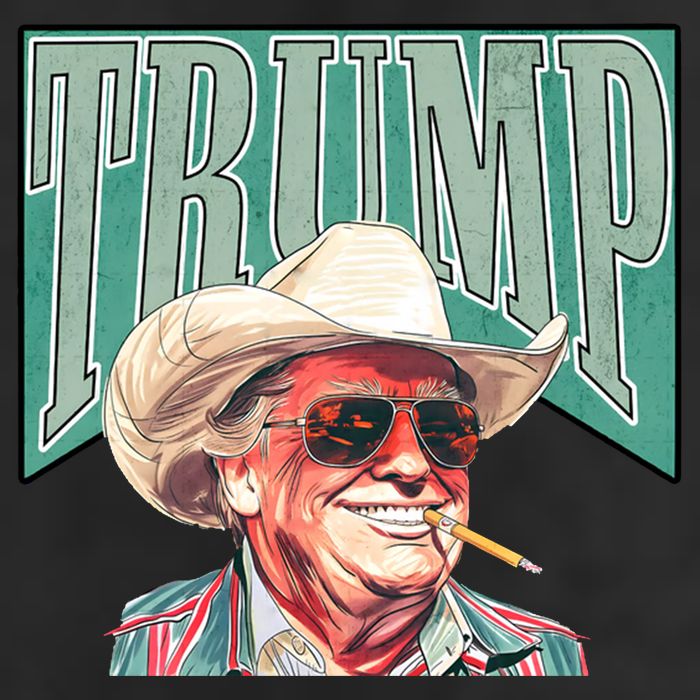 Western Donald Trump Cowboy Maga Trucker Hat