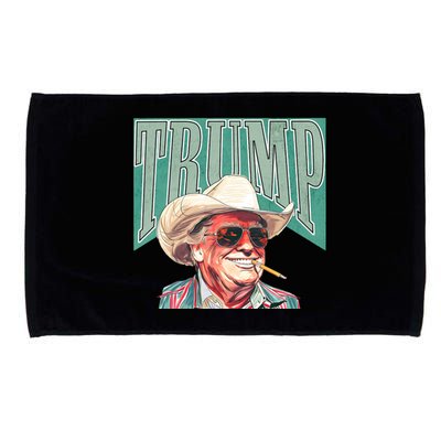 Western Donald Trump Cowboy Maga Microfiber Hand Towel