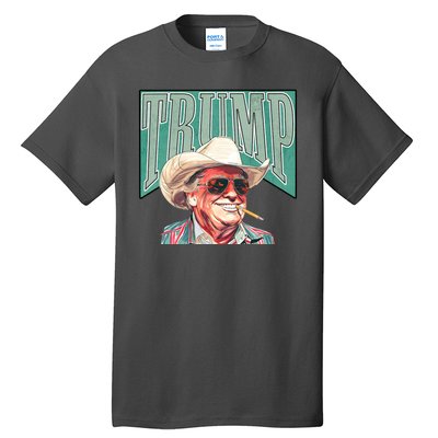 Western Donald Trump Cowboy Maga Tall T-Shirt