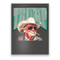 Western Donald Trump Cowboy Maga Poster